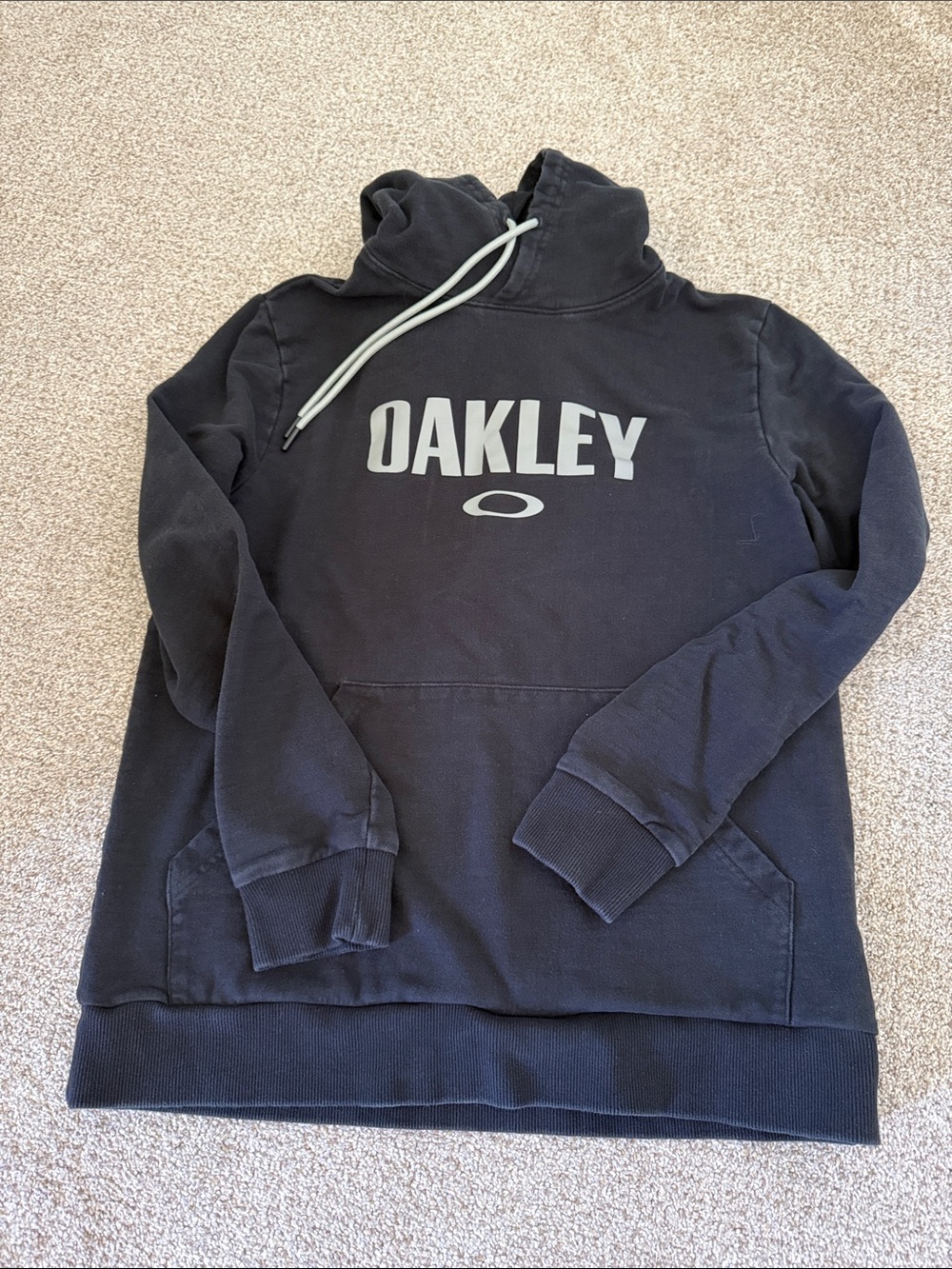 Oakley Men's Black Turtleneck Pullover with Logo